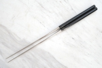 Japanische Moribashi Stäbchen zum Kochen, Länge 18 cm/Gesamtlänge 32 cm, Ebenholz