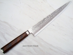 Takamura Hana PM Damastmesser Sujihiki 27 cm, handgeschmiedet und -signiert